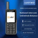 LUOTWO M920 4G Walkie Talkie: Radio Dua Arah Jarak Jauh dengan GPS, Bluetooth & Kartu SIM