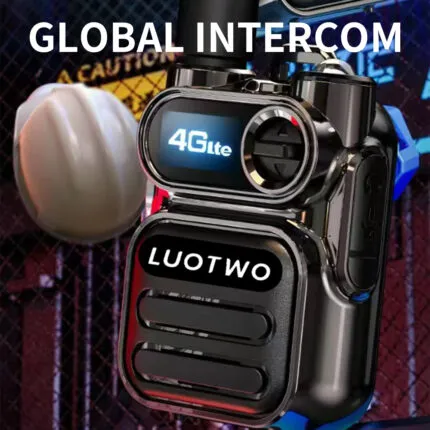 2 uds. walkie talkie LUOTWO Global-PTT G388 | radio de dos vías 4G de largo alcance para uso profesional