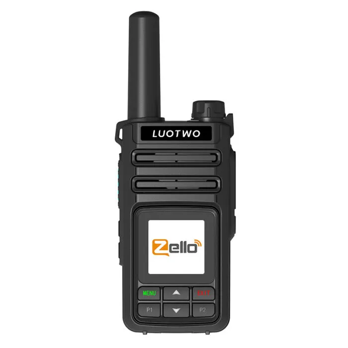 LUOTWO Zello DG8000: جهاز لاسلكي مقاوم للماء طويل المدى مع WiFi وبلوتوث و GPS – راديو محمول IP67 قابل لإعادة الشحن