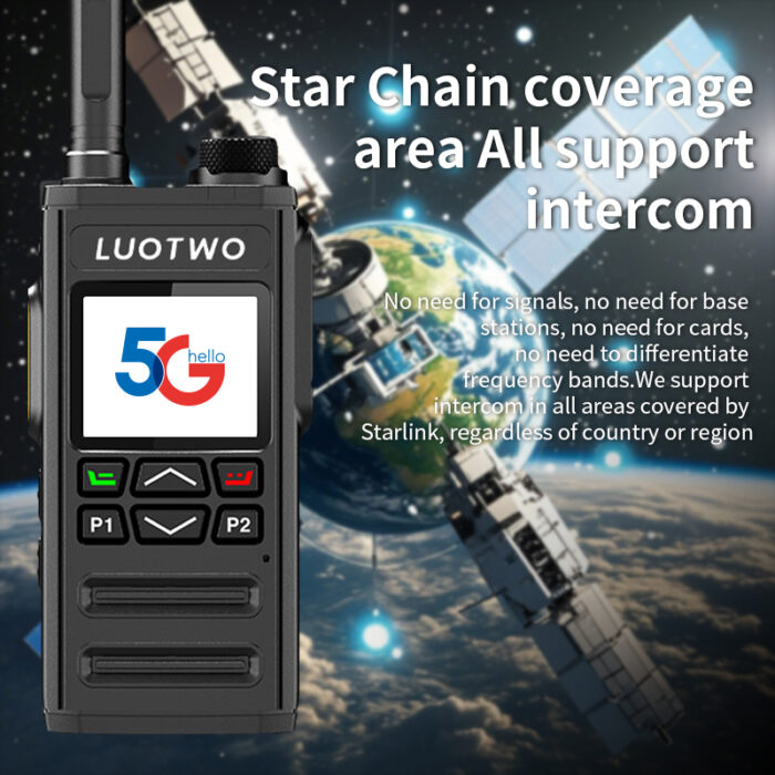 LUOTWO Zello Starlink Walkie Talkie DG2000