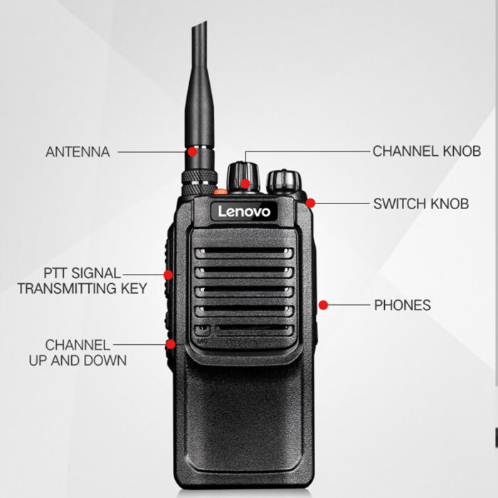 Lenovo C12  Walkie Talkie UHF Two Way Radio - Image 3