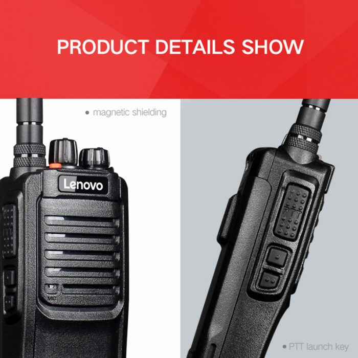 Lenovo C12  Walkie Talkie UHF Two Way Radio - Image 4