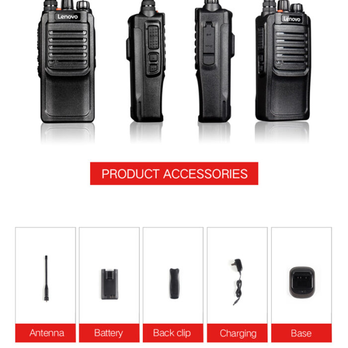 Lenovo C12  Walkie Talkie UHF Two Way Radio - Image 7