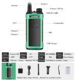 Lenovo N8 walkie talkie UHF 5W Long Range Two Way Radio - Image 11
