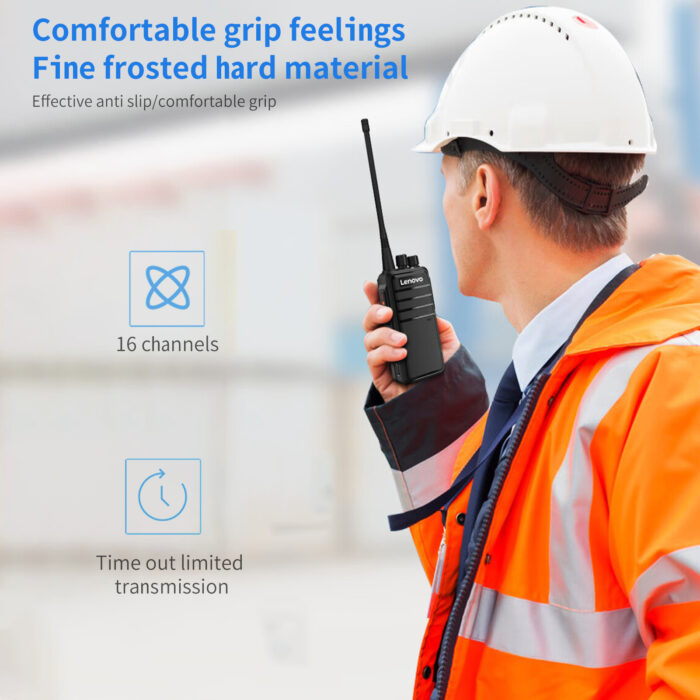 Lenovo N99 Walkie Talkie with 16 Channels for Hiking Camping Trip - Image 5