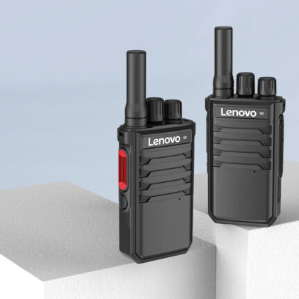 Lenovo C138 Walkie Talkie on a light blue background.