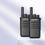Lenovo C138 Walkie Talkie on a light gradient background