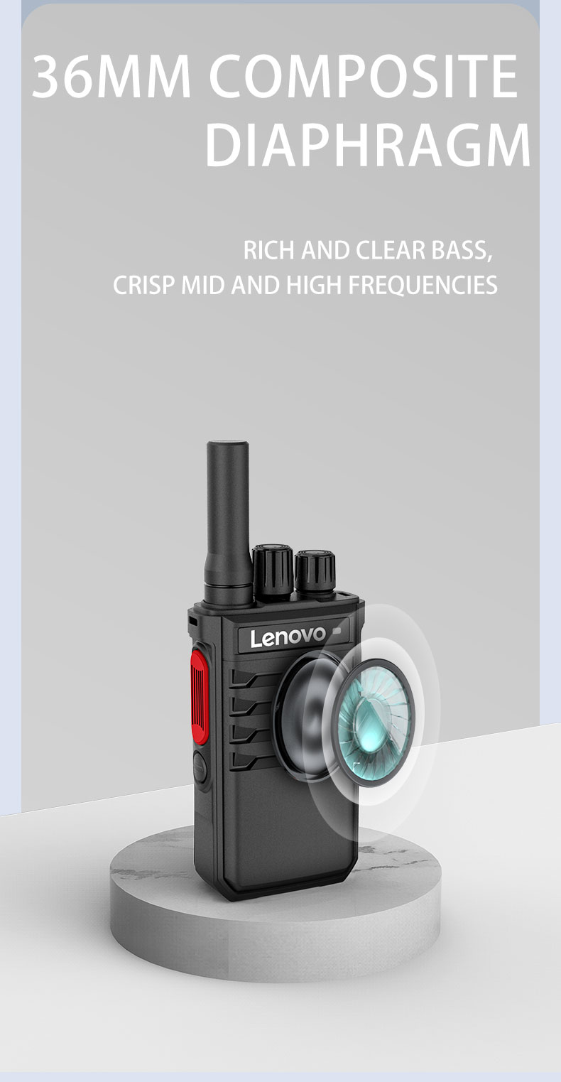 Lenovo C138 Walkie-Talkie with 36mm Composite