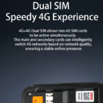 Battery and dual SIM slots of Lenovo CL328 two-way radio