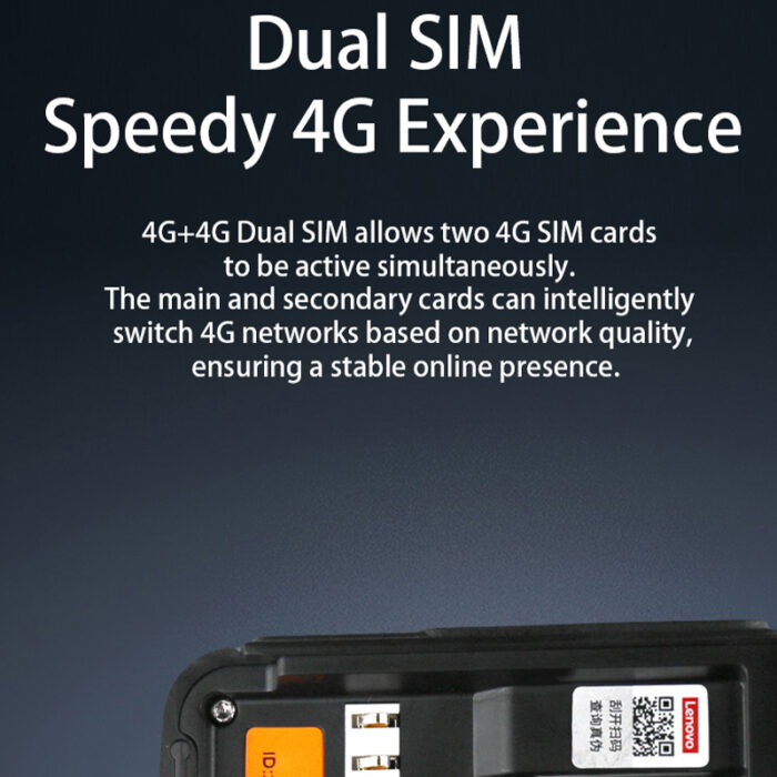 Battery and dual SIM slots of Lenovo CL328 two-way radio