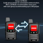 Lenovo CL328 Walkie Talkie showcasing Group Call Mode feature
