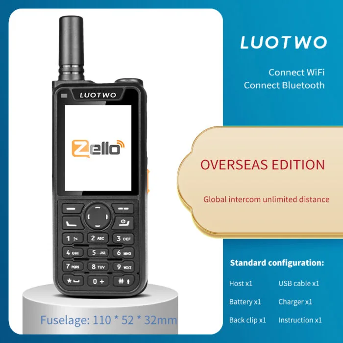 LUOTWO M920 4G Walkie Talkie: Radio Dua Arah Jarak Jauh dengan GPS, Bluetooth & Kartu SIM