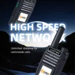 LUOTWO Zello DG8000: جهاز لاسلكي مقاوم للماء طويل المدى مع WiFi وبلوتوث و GPS – راديو محمول IP67 قابل لإعادة الشحن
