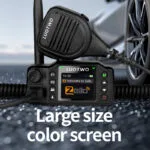 Interphone de voiture mini LUOTWO Zello DG9800 : talkie-walkie longue portée avec Wi-Fi, Bluetooth & GPS – so