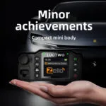 Interphone de voiture mini LUOTWO Zello DG9800 : talkie-walkie longue portée avec Wi-Fi, Bluetooth & GPS – so