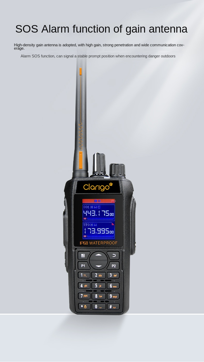 DM668 full band UV15W walkie talkie