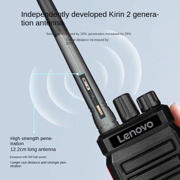 Lenovo C12+ Walkie Talkie UHF Two Way Radio