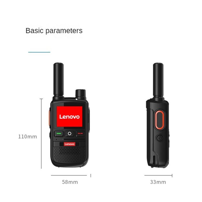 Lenovo CL268 Walkie Talkie High Power Long Range Communication Device PoC Two Way Radio