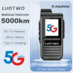 2PCS LUOTWO Honor 1-D 4G POC Walkie Talkie – Rádio Bidirecional de Longo Alcance 5000 Milhas com Posicionamento GP
