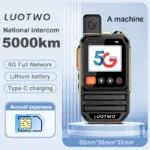 HT LUOTWO N5510-KM1 Global PTT 4G POC 2 Pcs – Interkom Jarak Jauh dengan Penentuan Posisi GPS & Kemampuan Jarak 5000 Mil