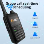 راديو Zello DG6300 للتراسل الوطني – حماية IP67 مع GPS ومنفذ Type-C