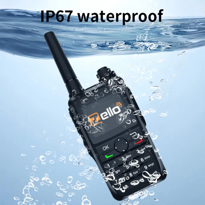 راديو Zello DG6300 للتراسل الوطني – حماية IP67 مع GPS ومنفذ Type-C