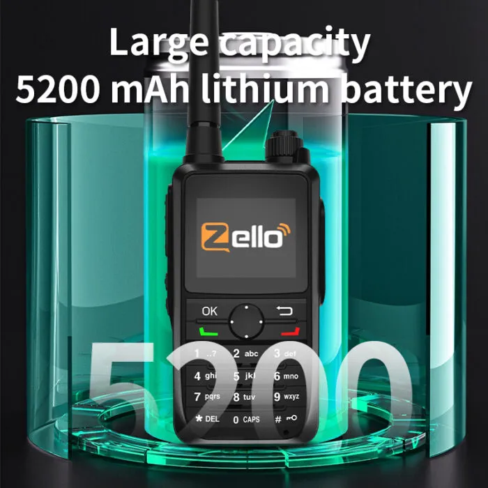راديو Zello DG6300 للتراسل الوطني – حماية IP67 مع GPS ومنفذ Type-C