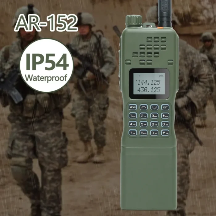 BaoFeng Ar-152 Two Way Radio - in-hand use