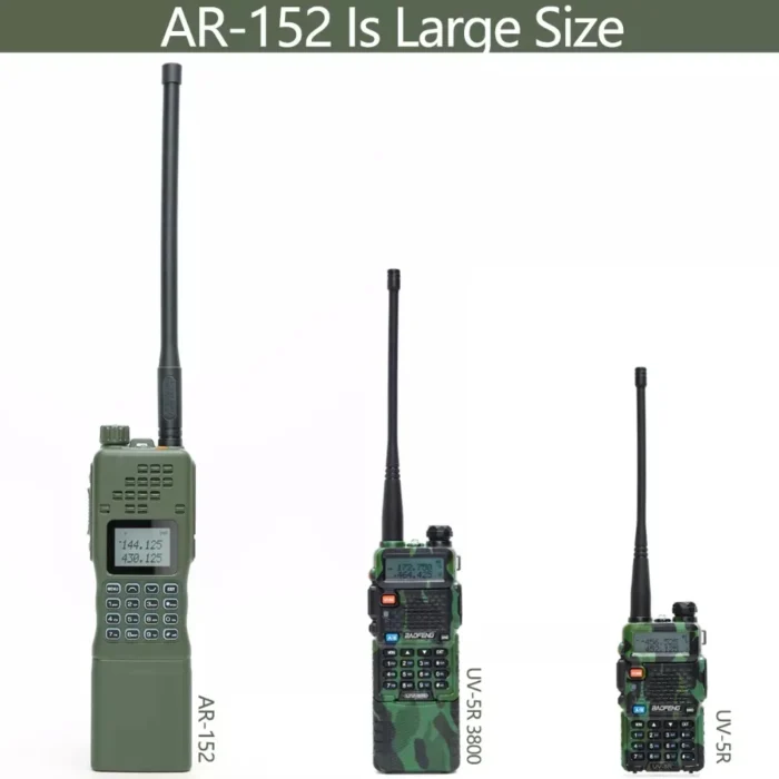 BaoFeng Ar-152 Two Way Radio - side view