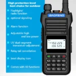 BaoFeng Bf-8000d Two Way Radio - in-hand use