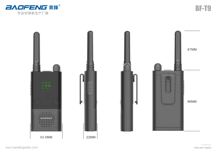 BaoFeng Bf-t9 Two Way Radio - close-up