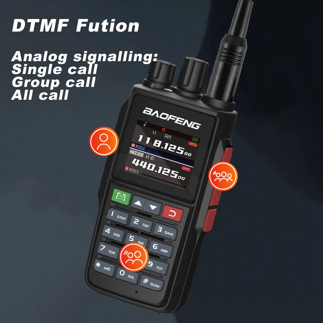 BaoFeng UV-22L Two Way Radio - in-hand use BaoFeng UV-22L Two Way Radio - in-hand use