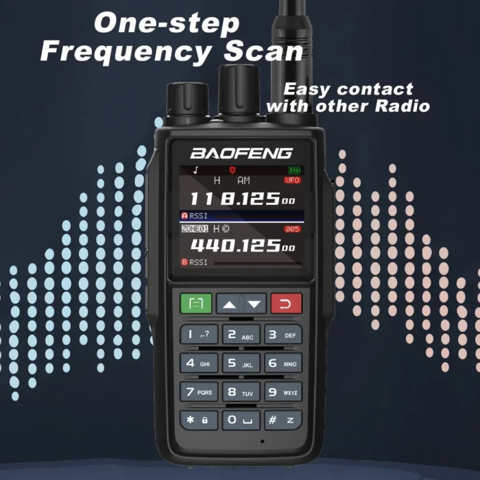 BaoFeng UV-22L Two Way Radio - side view