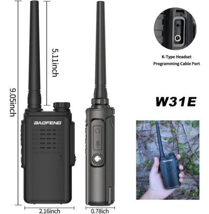 Bfw31e Two Way Radio - in-hand use