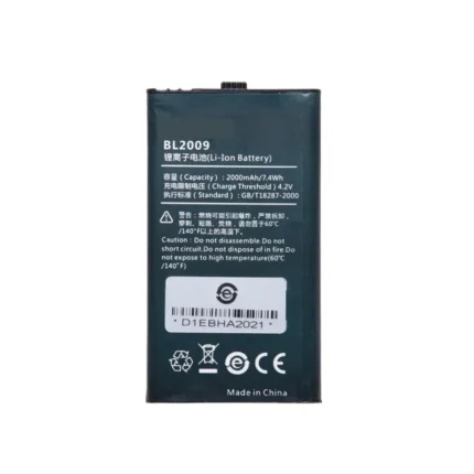 Bl2009 4.2V 2000mAh Rechargeable Li-ion Battery for Hytera Radios Replacement Batteries for Td350 Td360 Pd375 Pd355 Pd362 Stock - front view