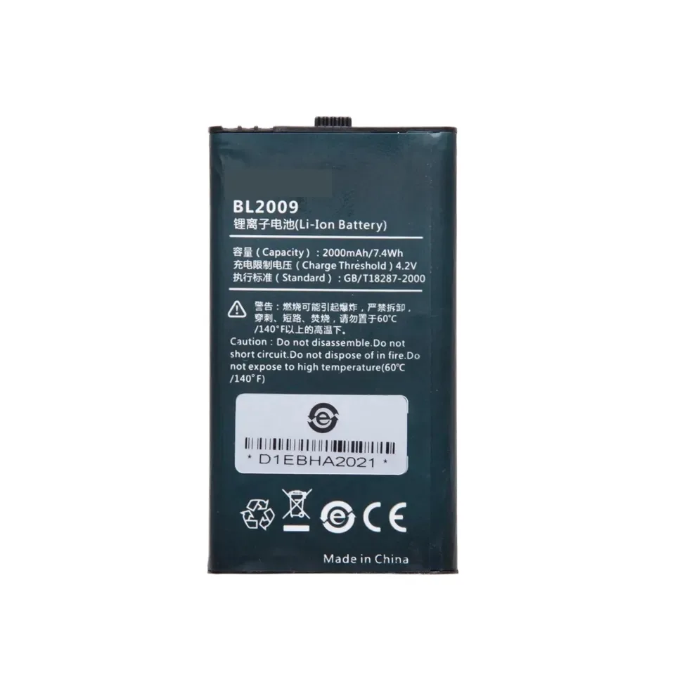 Bl2009 4.2V 2000mAh Rechargeable Li-ion Battery for Hytera Radios Replacement Batteries for Td350 Td360 Pd375 Pd355 Pd362 Stock - front view Bl2009 4.2V 2000mAh Rechargeable Li-ion Battery for Hytera Radios Replacement Batteries for Td350 Td360 Pd375 Pd355 Pd362 Stock - front view