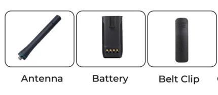 Caltta E3208 Two Way Radio - in-hand use
