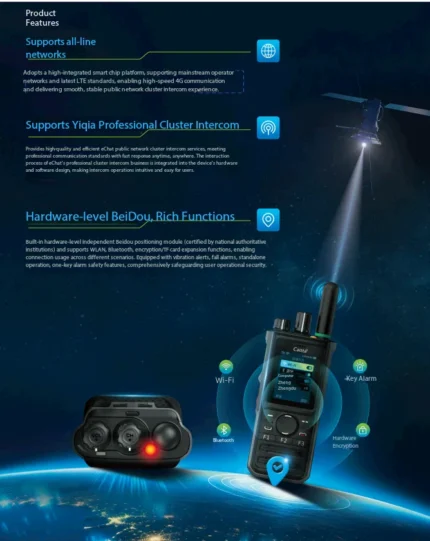 Caltta E650 Two Way Radio - detail view