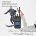 Caltta Ph660 Two Way Radio - side view