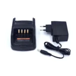 شاحن مزدوج CH10A06 لأجهزة Hytera PD705 وPD785 وPD505 وPD605 وPD685 بشحن سريع QC1.0 بقوة 5 واط