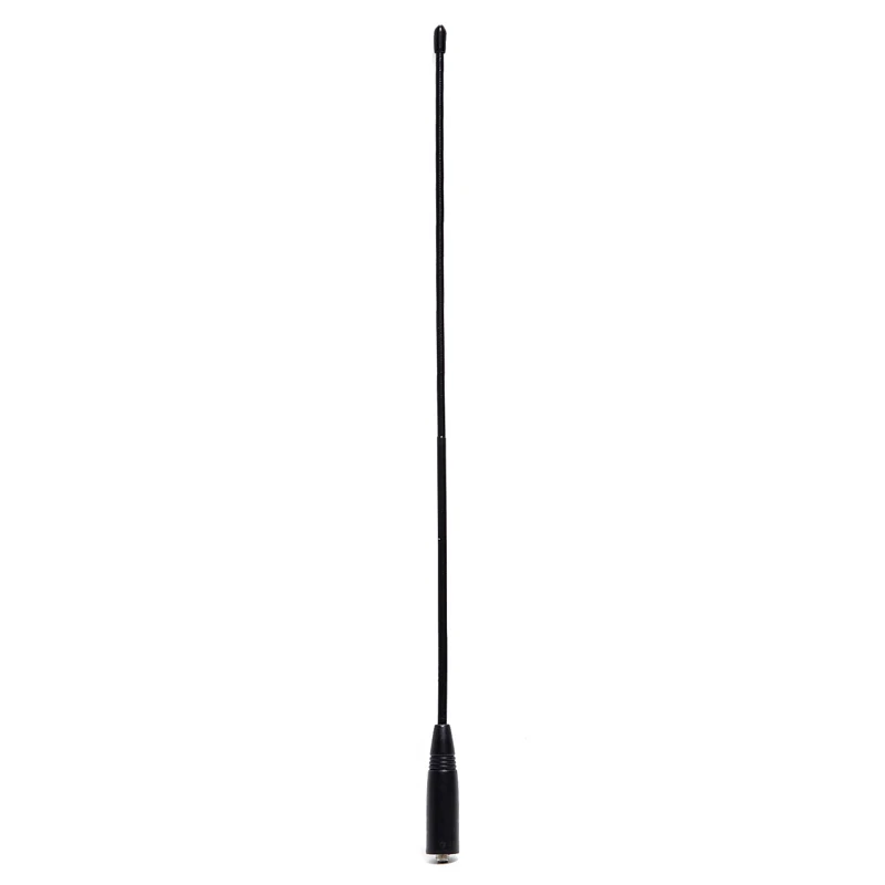 Antena Tri-Band AR-771 – Chicote VHF UHF para Walkie Talkies Baofeng | Antena Macia SMA-Fêmea para Rádio de Radioamador
