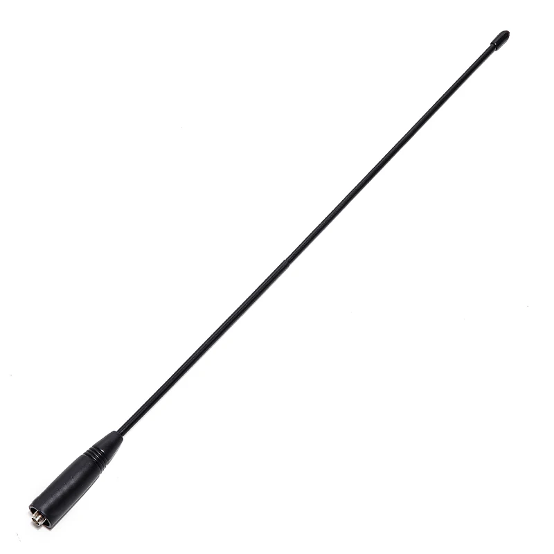 Antena Tri-Band AR-771 – Chicote VHF UHF para Walkie Talkies Baofeng | Antena Macia SMA-Fêmea para Rádio de Radioamador