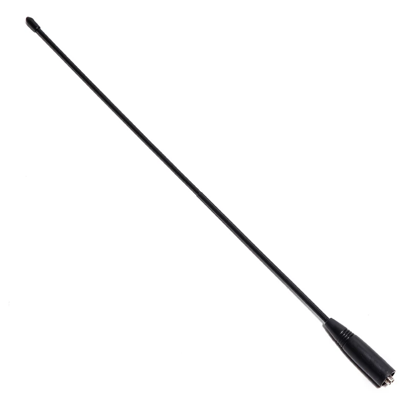 Antena Tri-Band AR-771 – Chicote VHF UHF para Walkie Talkies Baofeng | Antena Macia SMA-Fêmea para Rádio de Radioamador