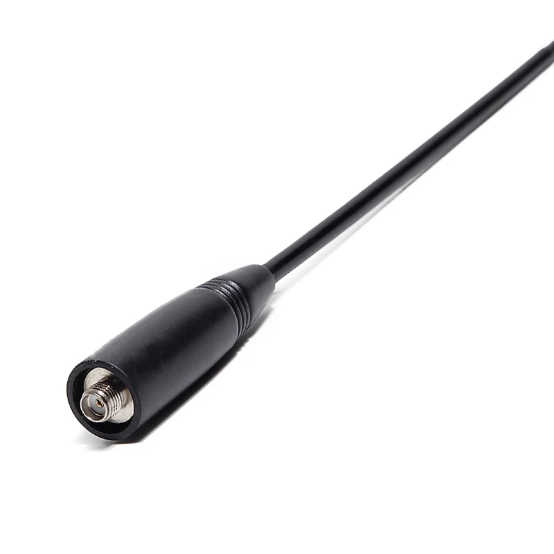 Antena Tri-Band AR-771 – Chicote VHF UHF para Walkie Talkies Baofeng | Antena Macia SMA-Fêmea para Rádio de Radioamador