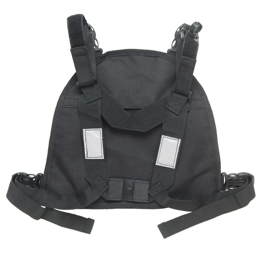 Baofeng Double Radio Shoulder Holster Vest Rig - Essential Chest Harness for Two Way Radio and