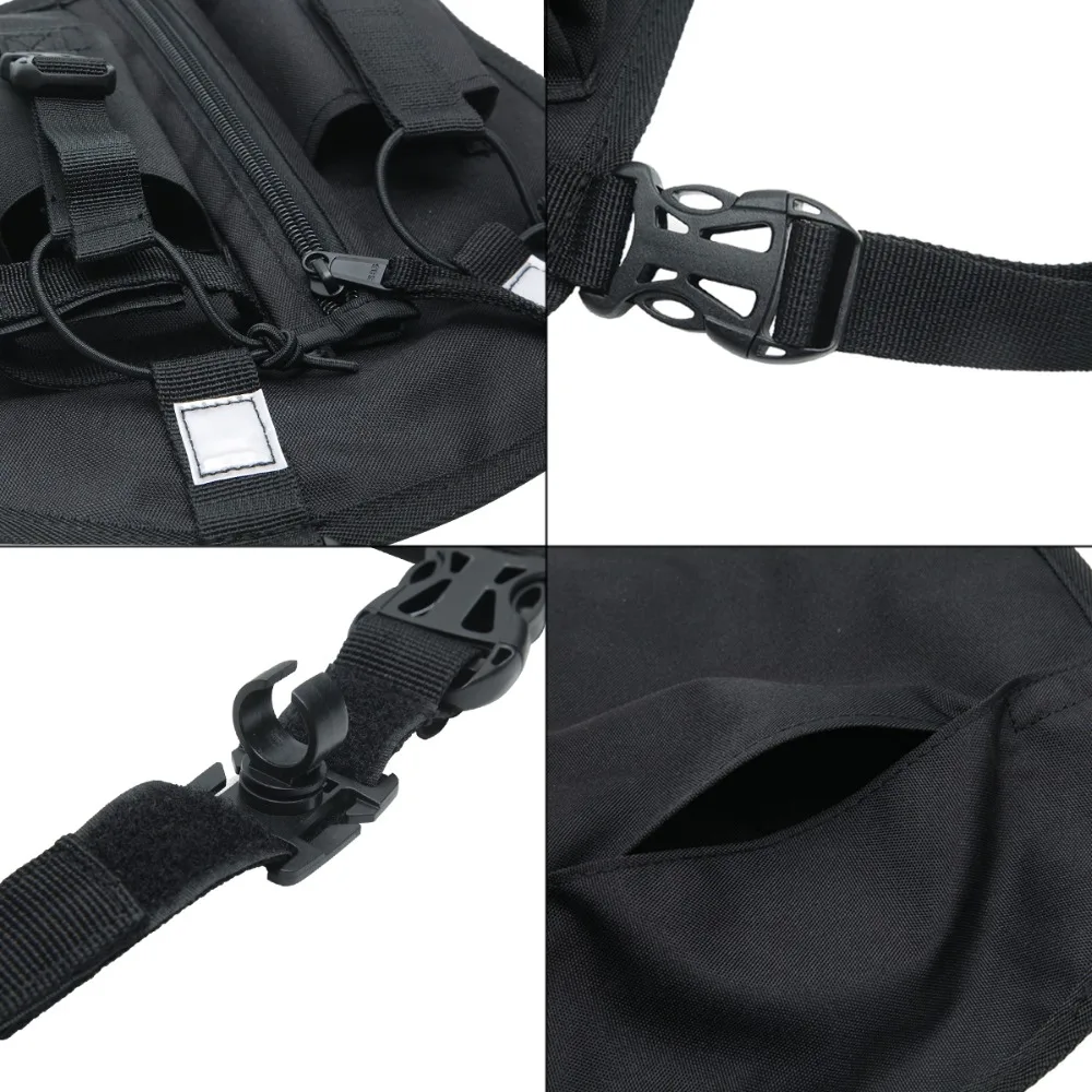 Baofeng Double Radio Shoulder Holster Vest Rig - Essential Chest Harness for Two Way Radio and