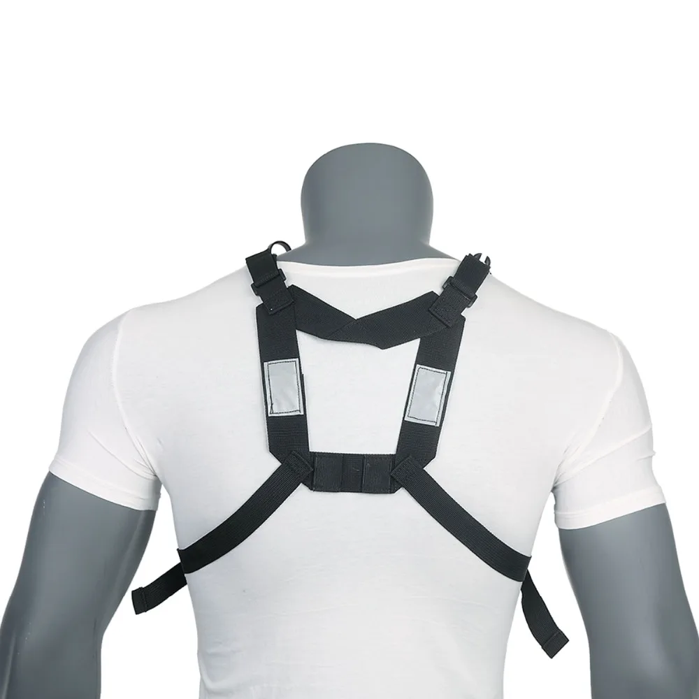 Baofeng Double Radio Shoulder Holster Vest Rig - Essential Chest Harness for Two Way Radio and