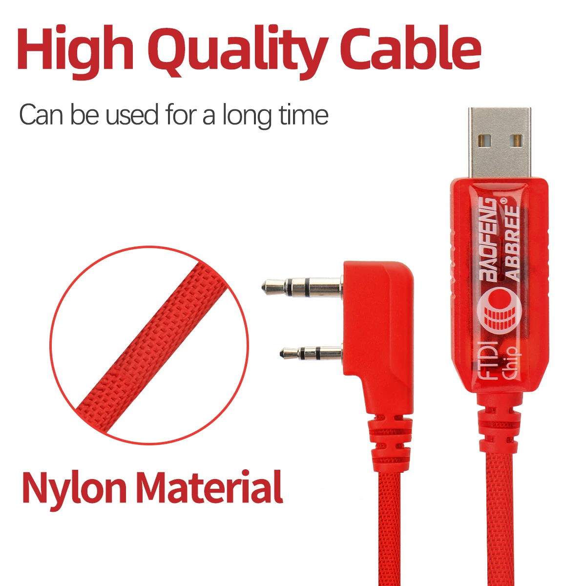 Baofeng FTDI USB Programming Cable for UV-5R, BF-888S & Quansheng Ham Radios – Plug and Play So