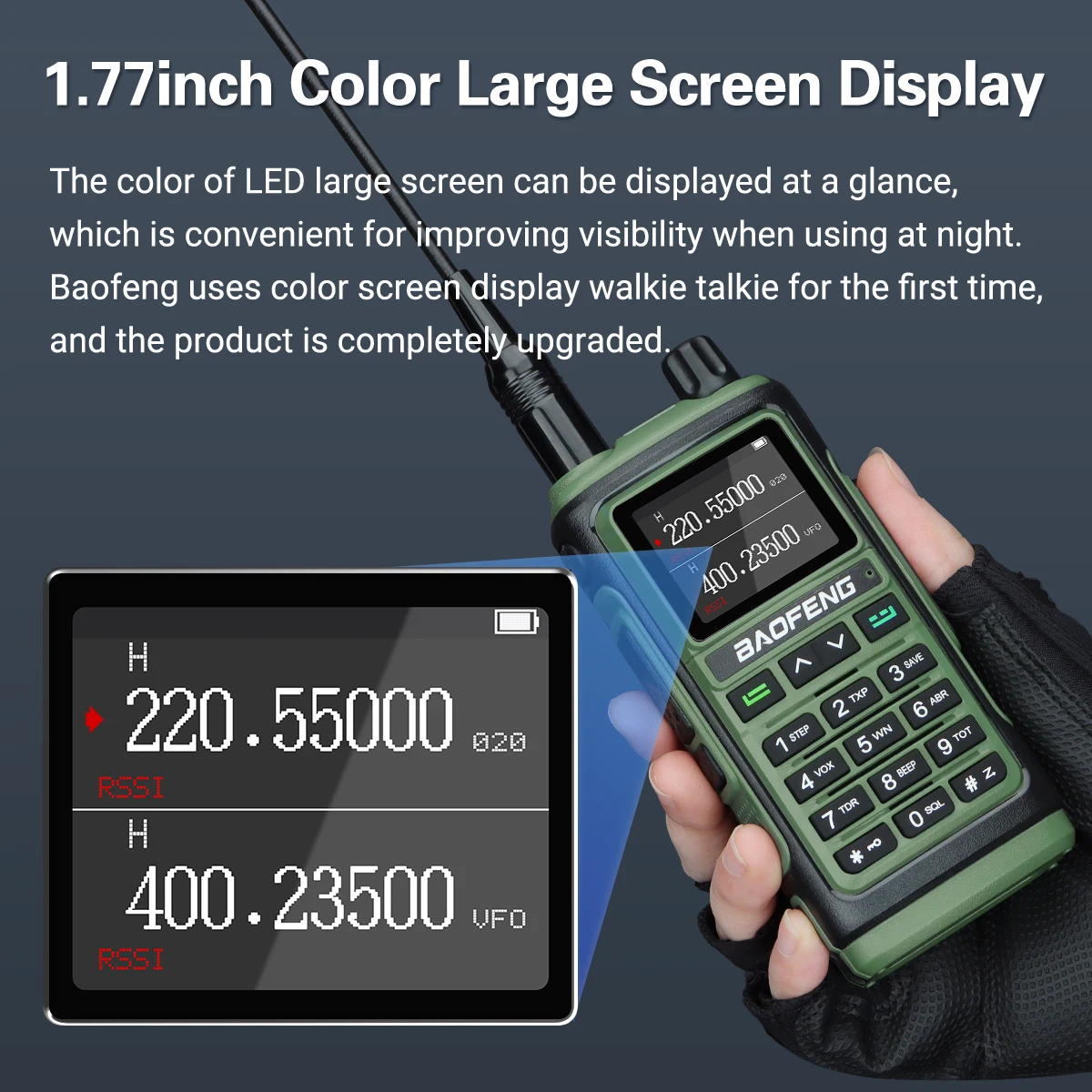 BaoFeng UV-17 Pro V2 Walkie Talkie - Waterproof 16 KM Range Two-Way Radio | Powerful UV-5R S22