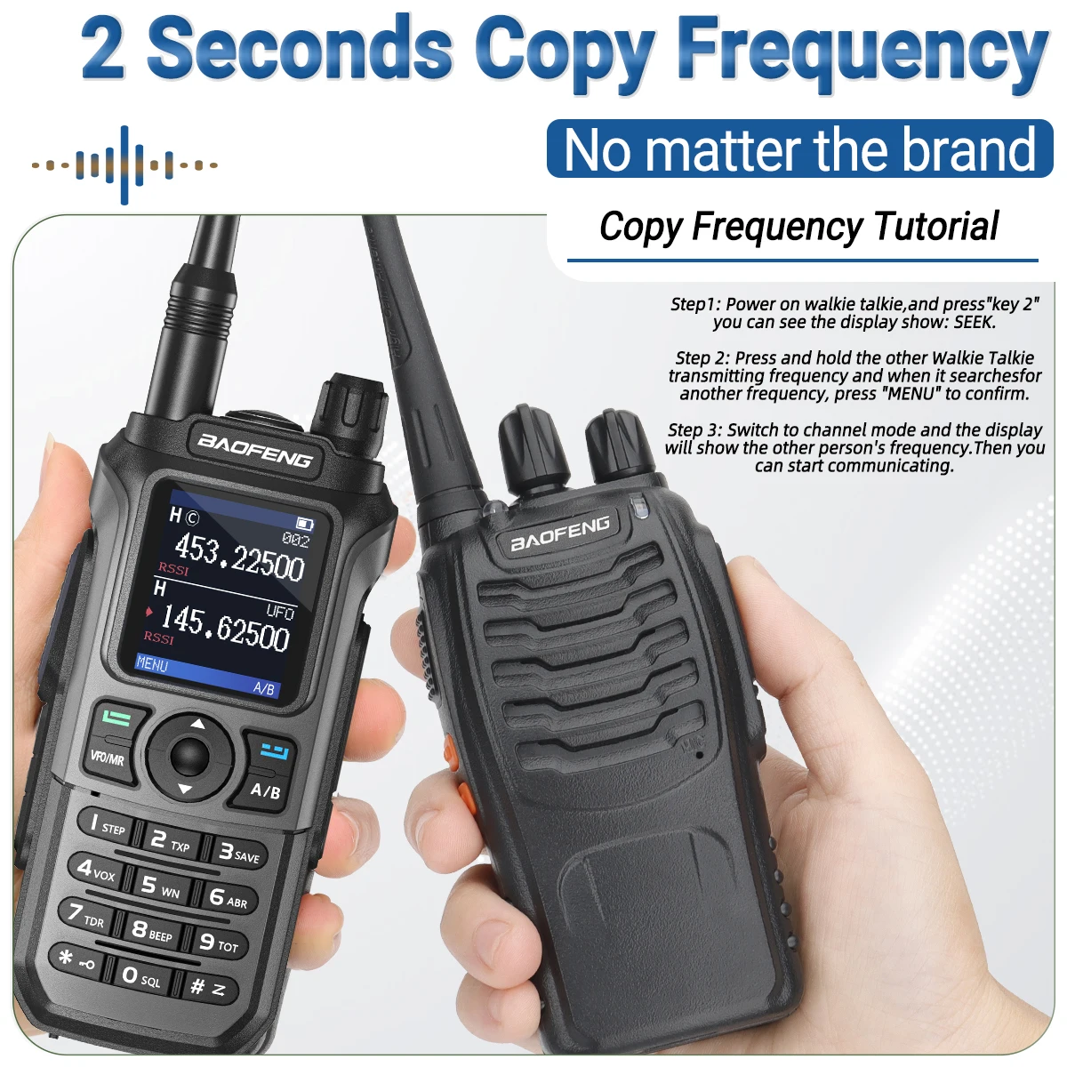 Baofeng UV-21 Pro V2 Walkie Talkie: Long Range Multi Band AM 999CH, TYPE-C for UV-5R & UV 17 K6